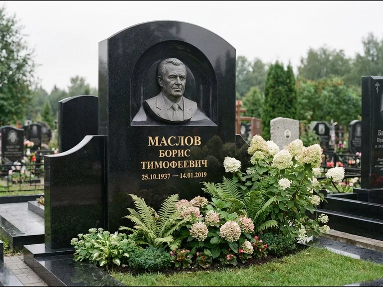 Памятник с барельефом — выполненная работа 11 в Челябинске