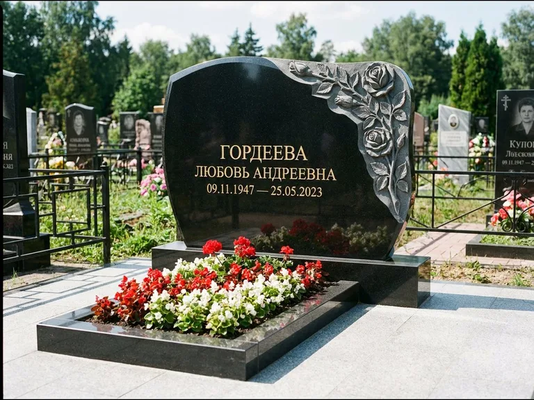 Памятник с барельефом — выполненная работа 16 в Челябинске