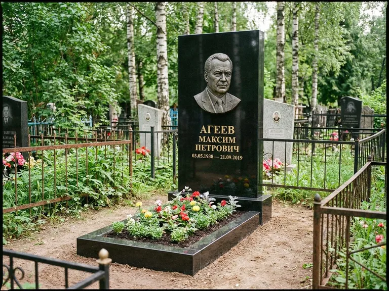 Памятник с барельефом — выполненная работа 1 в Челябинске