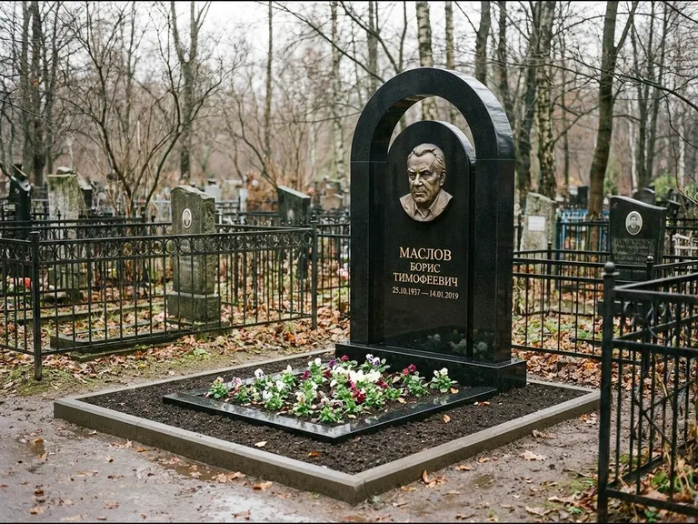 Памятник с барельефом — выполненная работа 23 в Челябинске