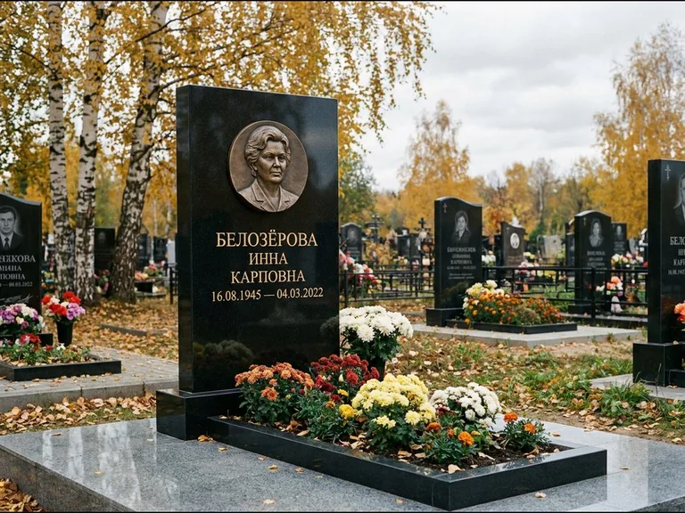 Памятник с барельефом — выполненная работа 2 в Челябинске