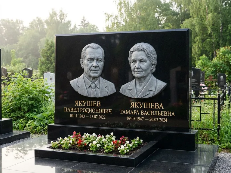 Памятник с барельефом — выполненная работа 36 в Челябинске