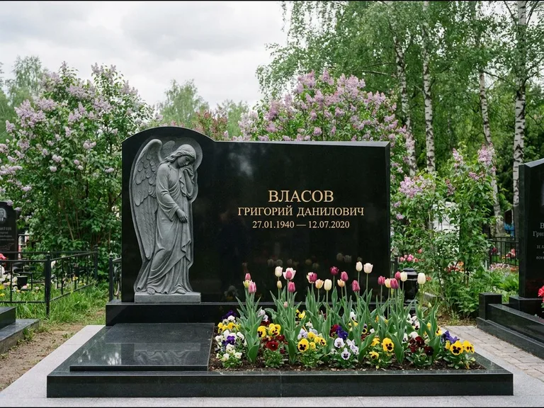 Памятник с барельефом — выполненная работа 3 в Челябинске
