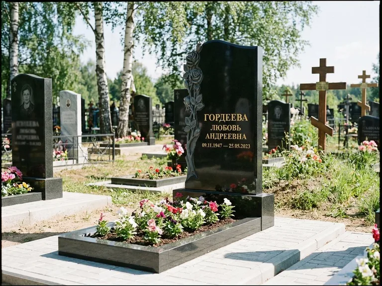 Памятник с барельефом — выполненная работа 4 в Челябинске