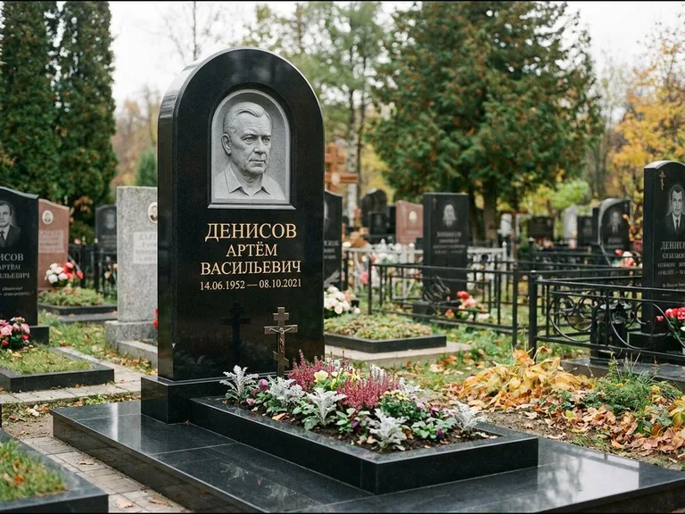 Памятник с барельефом — выполненная работа 5 в Челябинске