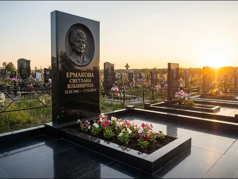 Памятник с барельефом — выполненная работа 6 в Челябинске