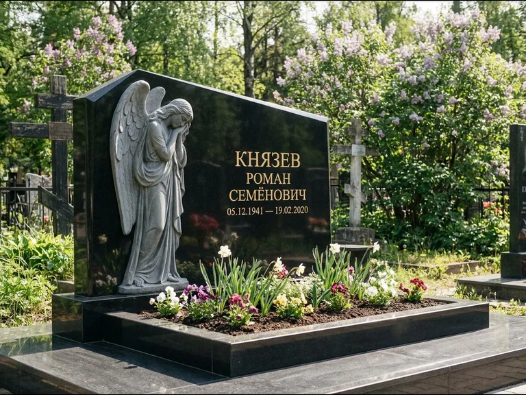 Памятник с барельефом — выполненная работа 9 в Челябинске