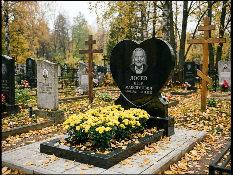 Керамический портрет пожилой женщины в Челябинске