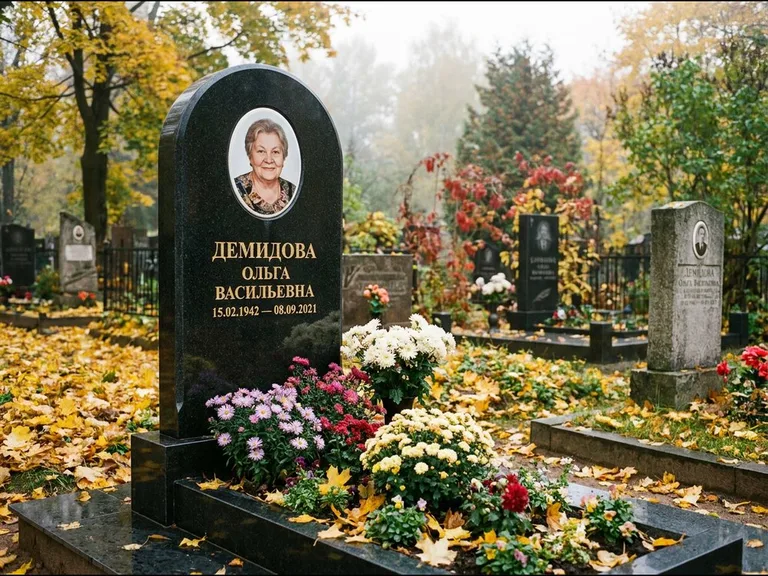 Керамический овал на стеле в Челябинске