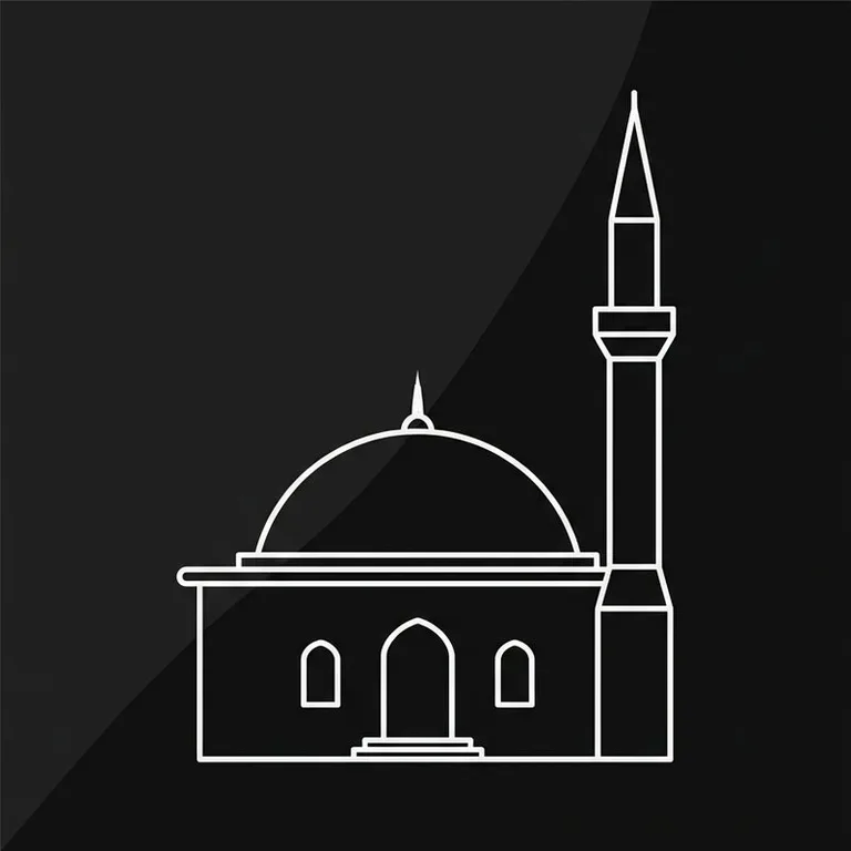 Эскиз: Одноминаретная — скромный силуэт сельской мечети в Челябинске