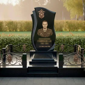 Гранитный вертикальный памятник для мемориального комплекса ПН524