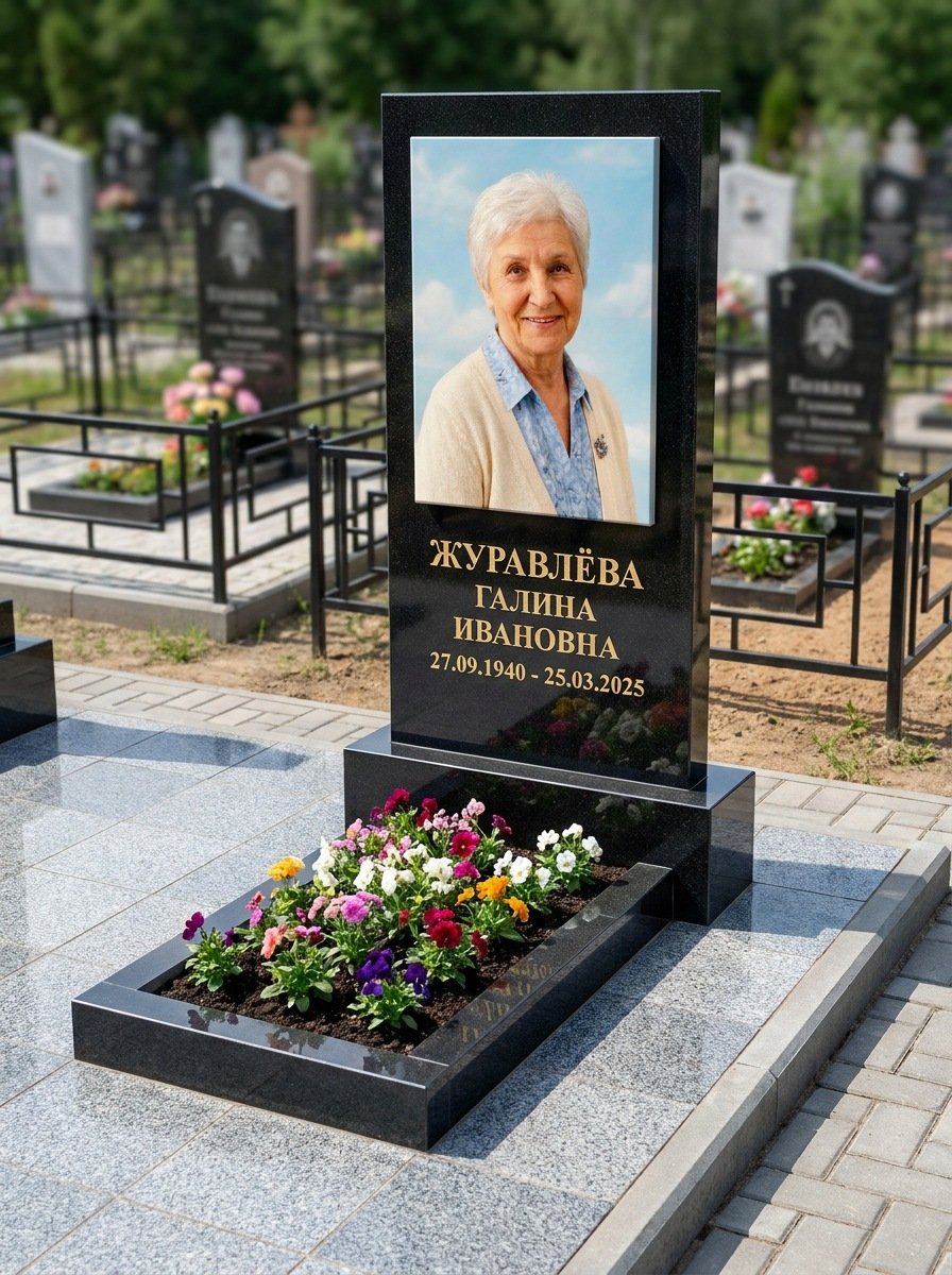 Портрет на памятнике в Челябинске — Портрет в полный рост — керамогранит 400×600 мм