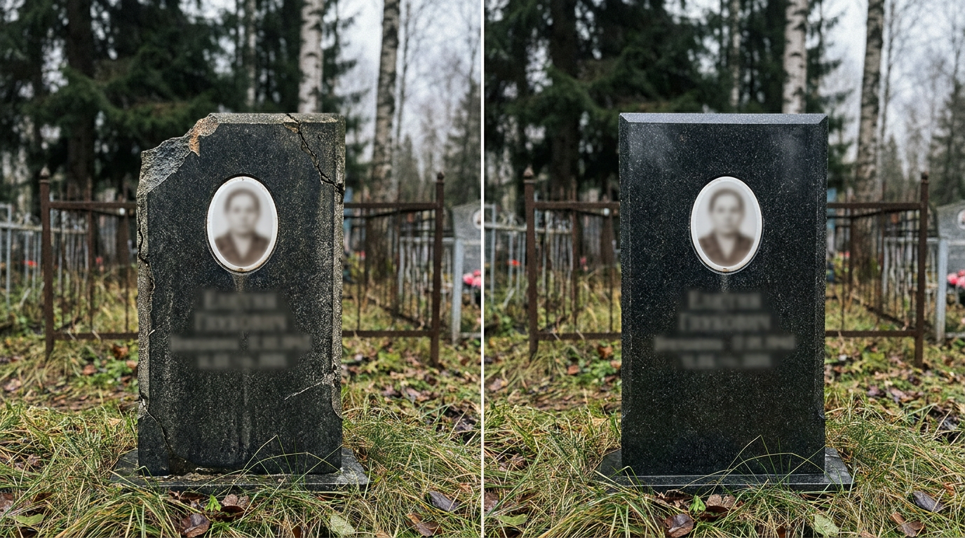 Реставрация памятника в Челябинске — пример 3