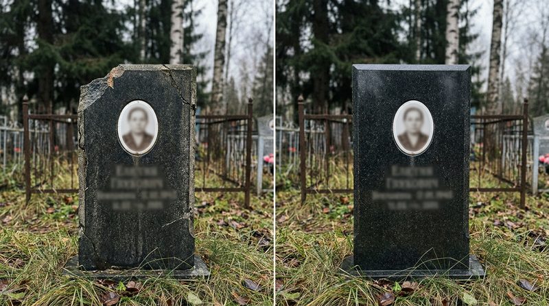 Реставрация памятника в Челябинске — пример 3